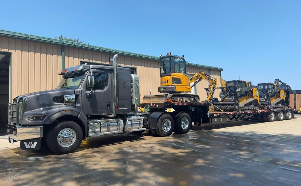 Semi and Trailer