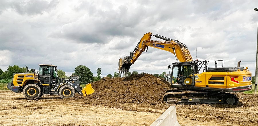 XCMB excavator and wheeled loader